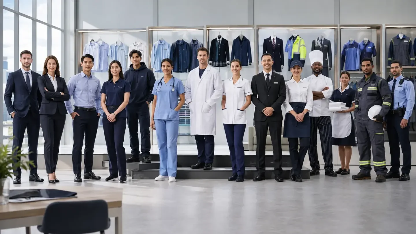 Uniform and workwear collection supplied for this website